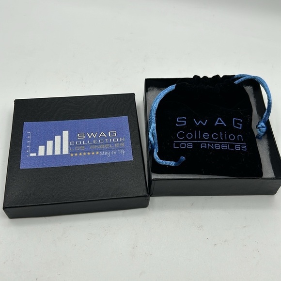 Swag Collection 18K Silver Cuban Link Necklace New in Box! - Picture 6 of 8